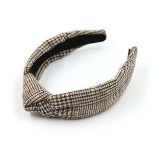 Houndstooth headband